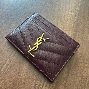 AUTHENTIC Saint Laurent Card Holder